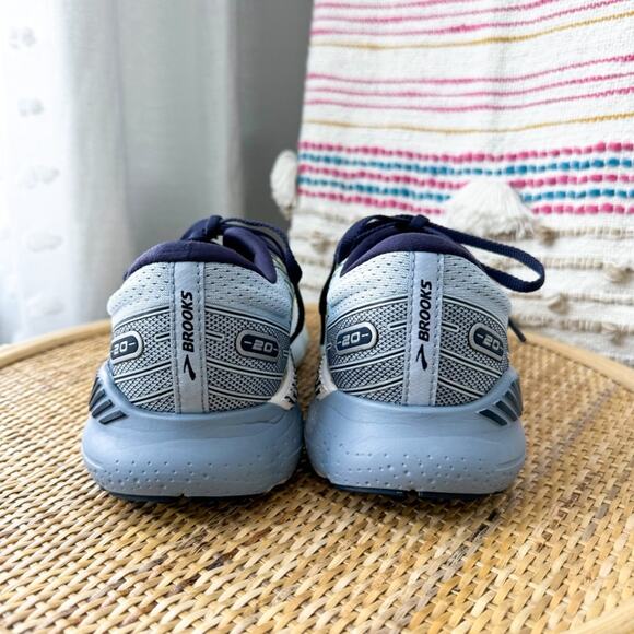 Brooks Glycerin GTS 20 Light Blue Peacoat Nightlife Road-Running Sneakers Size 9 - Picture 5 of 8